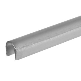 Sliding Door Repair Track – Repair Worn or Damaged Sliding Glass Door Aluminum Tracks and Horizontal Sliding Window Tracks, 1/4” x 8’, Stainless Steel - 96 inches