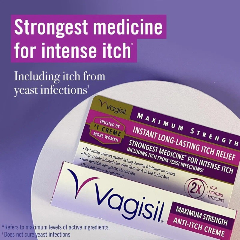 Vagisil Crema Femenina Anti Picazón Calmante 2 Pack