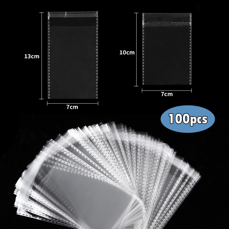 GWHOLE OPP Bags, Clear Plastic Bags, OPP Packaging Bags with