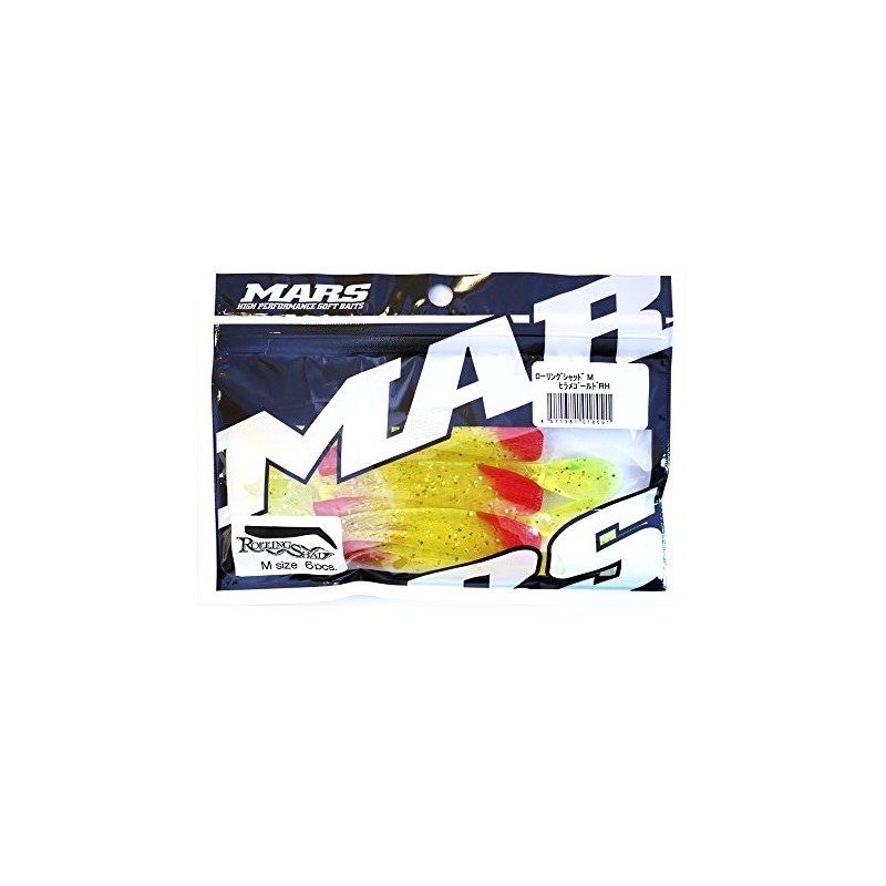 MARS Worm Mars Rolling Shad M Flounder Gold RH Hill
