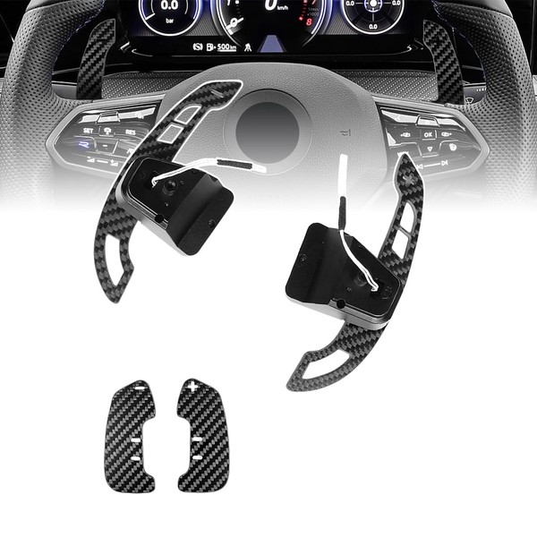 TDD Carbon Fiber Magnetic Paddle Shifter Compatible with Volkswagen Golf