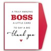 Mcduldul Thank You Card for Boss or Boss Lady |