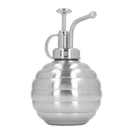 Plant Mister Spray Bottle 400ml Stainless Steel Plant Sprayer Mister with Top Pump for Indoor House Air Plants Succulents Outdoor Garden Silver