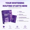 Purple Teeth Whitening Strips 7 Treatments, Peroxide-Free Teeth Whitener for