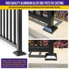 Hulave Split Post Base Cover, Fits 2"x2" Post/4.5"x4.5" Base, for