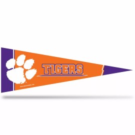 Rico 2 Clemson Tigers Middleman Pennants. Felt. 14-1/2" x 5".    #604/A119