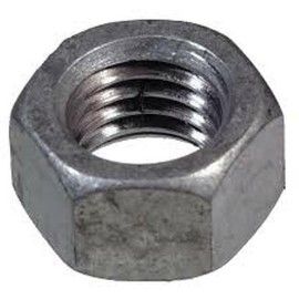 K.C. Building Supply 5/8-11 Hot Dipped Galvanized Finish Hex Nut (100)
