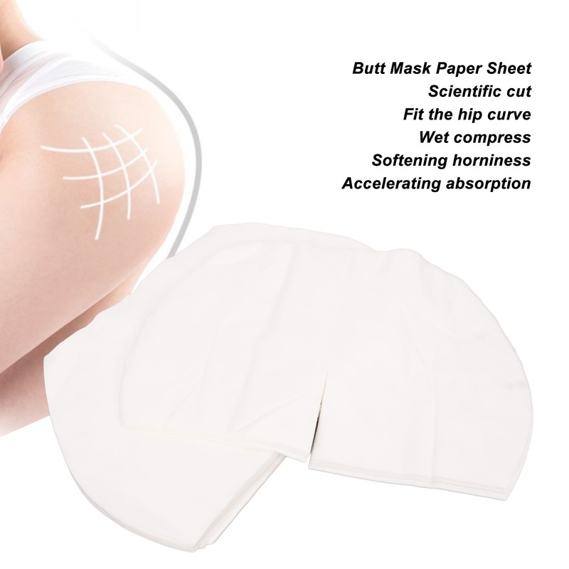100pcs Disposable Butt Mask Paper Sheets Beauty Salon DIY Soft
