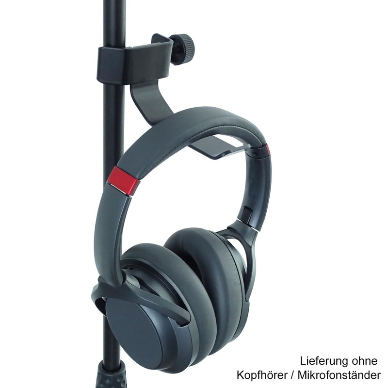 keepdrum MSA130 Headphone Holder for Tripods, Microphone Stands and Tubes