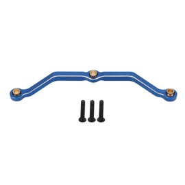 RC Steering Link Aluminum Alloy Upgrade Part RC Steering Tie Rod for Traxxas 1/18 RC Car Blue