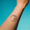 Fake Tattoo Moon - Temporalis® | Adult Temporary Tattoos -