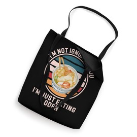 Retro Oden I'm Not Ignoring You I'm Just Eating Oden Tote Bag