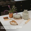 Beautiful Linen Bread Bag Set and Proofing Cover For Homemade