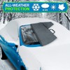 TOTMOX Car Windshield Cover All-Weather Windshield Snow Cover with Elastic