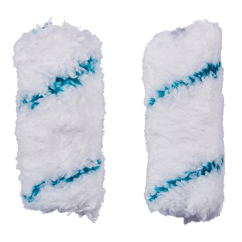 Amtech G4455 4 inch Roller Sleeves, 2 Piece 18mm Microfibre