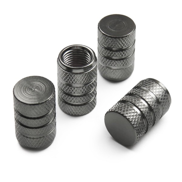 Pitlane Performance® Aluminium Valve Caps, Pack of 4 Valve Covers,