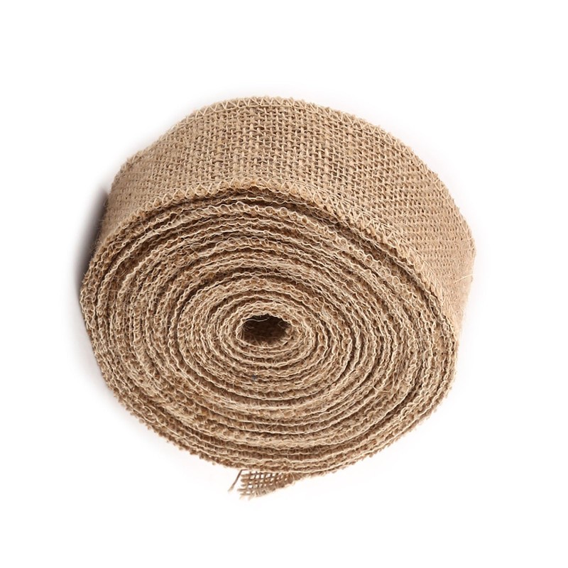 MUNEFE Jute Burlap Table Runner, Long Burlap Fabric Roll, Jute