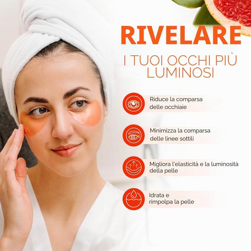 Victoria Beauty Cerotti per occhi per occhiaie, occhi gonfi e