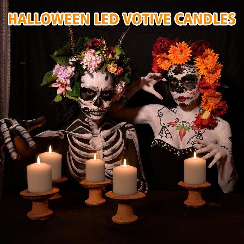 GenSwin Flameless Pillar Candles Flickering with Remote Timer, Battery Operated
