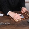 TheAntiq Refillable Tan Field Journal Diary Cover with Pen Loop