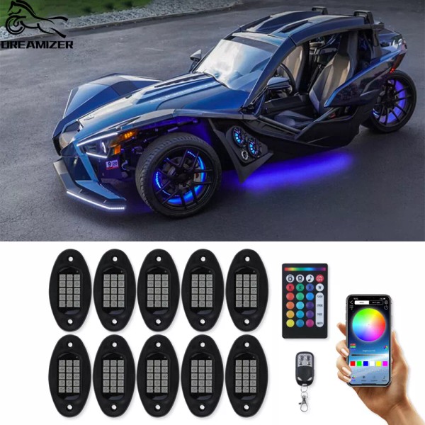 Dreamizer For Polaris Slingshot Super Bright 10 Pods LED Rock