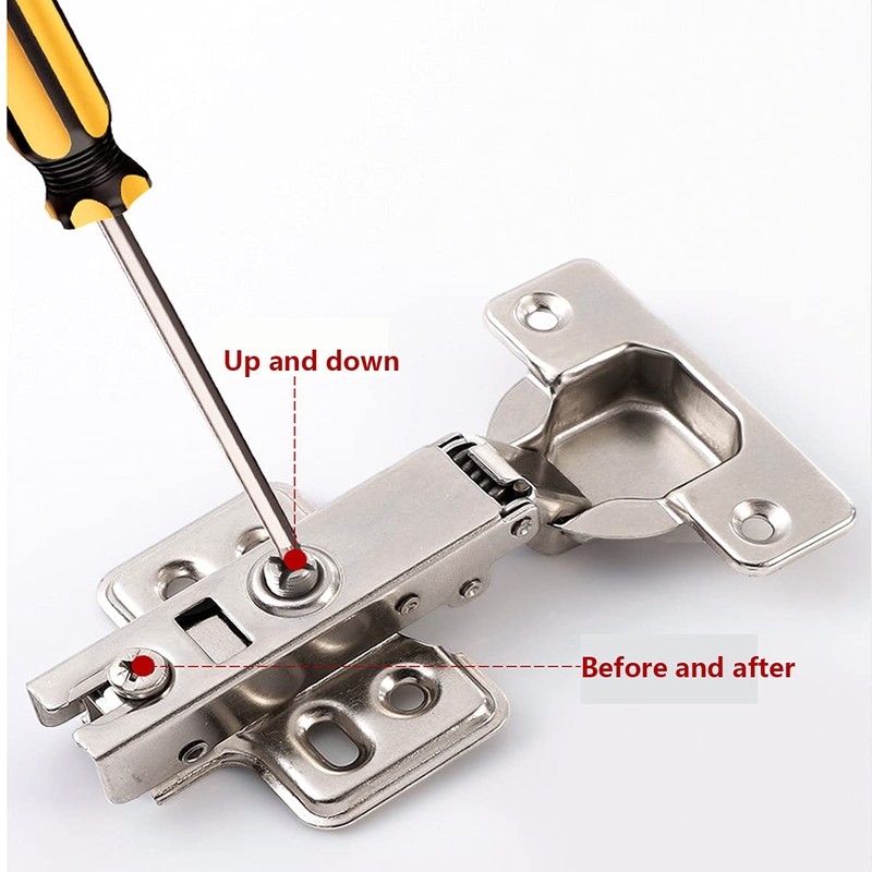 Kitchen Soft Close Cabinet Hinges, Kitchen Cabinet Frameless Hinges,4 Pcs