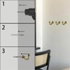 DWENT Bronze Curtain Holdbacks 2Pcs - Heavy Duty Zinc Alloy