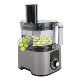 Electric Food Processors 3 in 1 Fruit Dicing Machine Vegetable Dicing Machine 3 Blades Electric Fruit Chopper Dicer Slicer Cutter for Onion Potatoes Carrots Cubes Grey