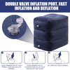 AXVRAV Inflatable Intervertebral Disc Cube with Pump, Relief Cushion for