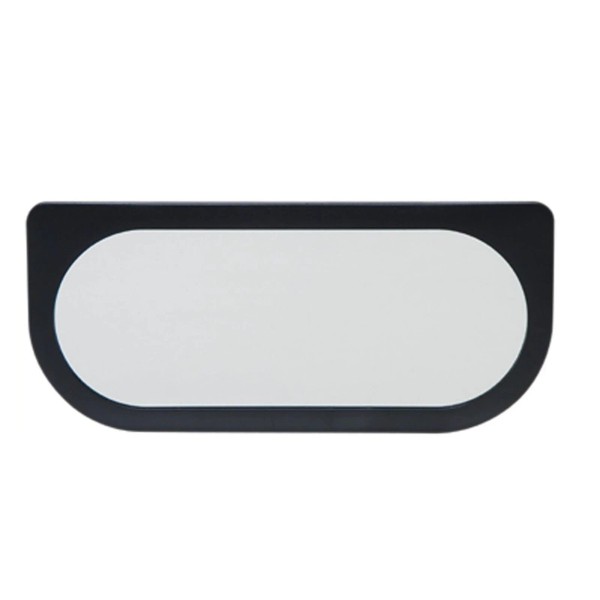 K Source Vanity Mirror Euro Style, Large Size, Black -