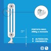 Universal Base without Drill Holes for Tubular and Column Radiators