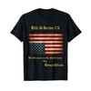 American Flag Distress Upside Thomas Jefferson American Flag Distress Upside
