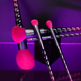 MODA Mythical Dark Unicorn Kit – 5pc Makeup Brush Set with Bold Handles – Vegan, Cruelty-Free