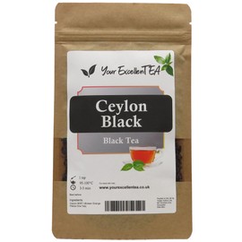 Your ExcellenTEA - Ceylon BOP1 Black Loose Leaf Tea Broken Orange Pekoe Sri Lanka Leaves (500g)