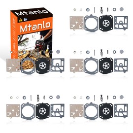 Mtanlo For Husqvarna 133 154 234 238 242 249 250 254 257 261 262 340 345 246 350 351, Carburetor Repair Kit, For Walbro K-22-HDA HDA-10