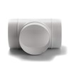 Vent Systems 4'' Inch Duct Connector 3 Way Hose Adapter