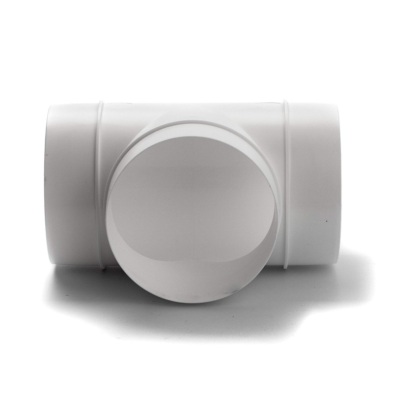 Vent Systems 4'' Inch Duct Connector 3 Way Hose Adapter