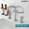 gotonovo 8 inch Widespread 3 Hole Bathroom Sink Faucet,2 Cross