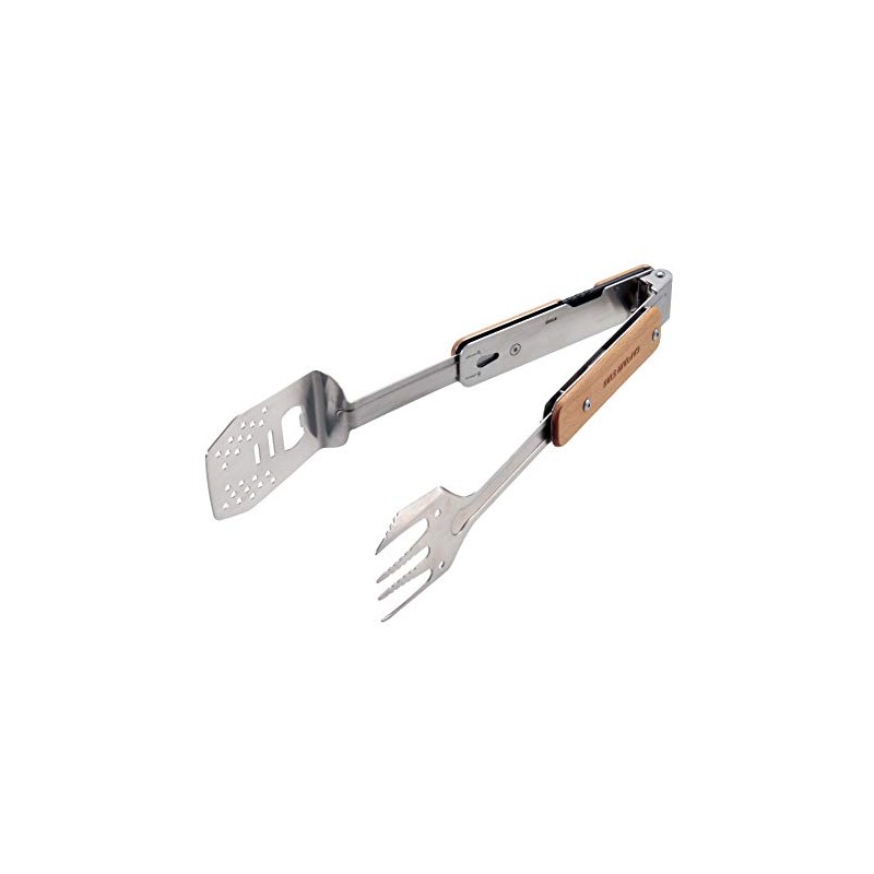 Captain Stag UG-3287 BBQ Cooking BBQ Multi Tool 4 [Tongs/Fork/Turner/Bottle
