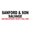Generic Sanford & Son Salvage Bumper Sticker 3"" x 9""