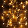 Rhytsing 14.7FT White Pearl Garland with 36 LED Light, Battery