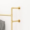 ORSENIGO Industrial Pipe Clothing Rack, Heavy Duty Clothes Rack for