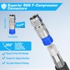 ZOERAX Coax Cable Crimper Kit for RG59 RG6, 3-in-1 Coaxial