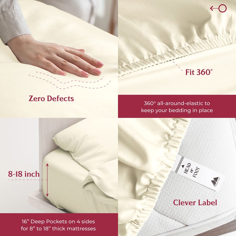 Mayfair Linen LUXURY 100% EGYPTIAN COTTON 800 THREAD COUNT HOTEL