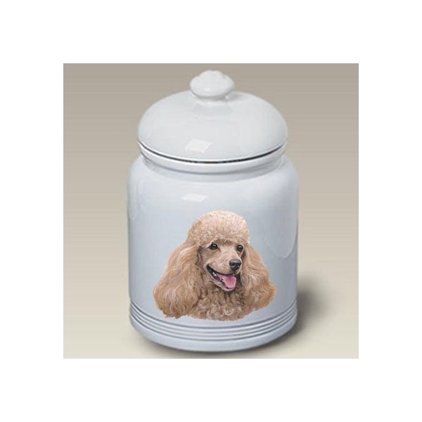 Best of Breed Poodle Cream - Linda Picken Treat Jar