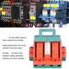 32A 4 Pole Double Throw Knife Switch, PA ABS Material