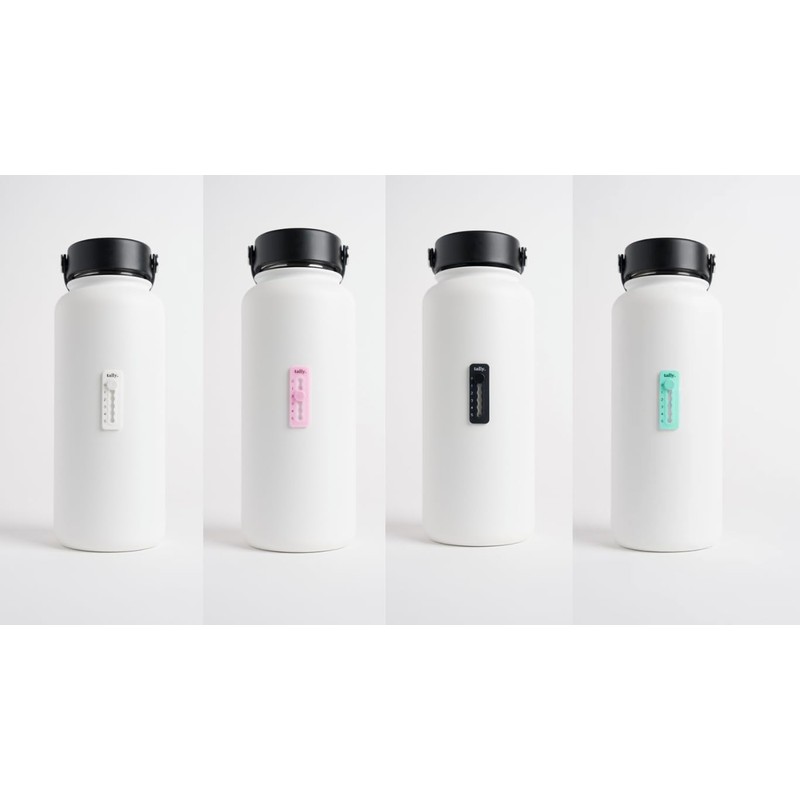 Tally Silicone Hydration Tracker (Adhesive Tracking Accessory adheres to Any
