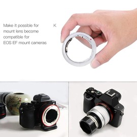 EBTOOLS PK Camera Lens Adapter with Electric for Pentax K Lens for Cameras, Camera Lens Accessories