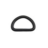 Wuuycoky 1" Inner Diameter Black D Rings Buckles D-ring Non-welded