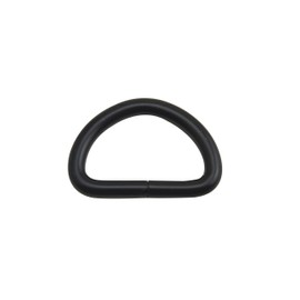 Wuuycoky 1" Inner Diameter Black D Rings Buckles D-ring Non-welded For Webbing Strapping Pack of 15